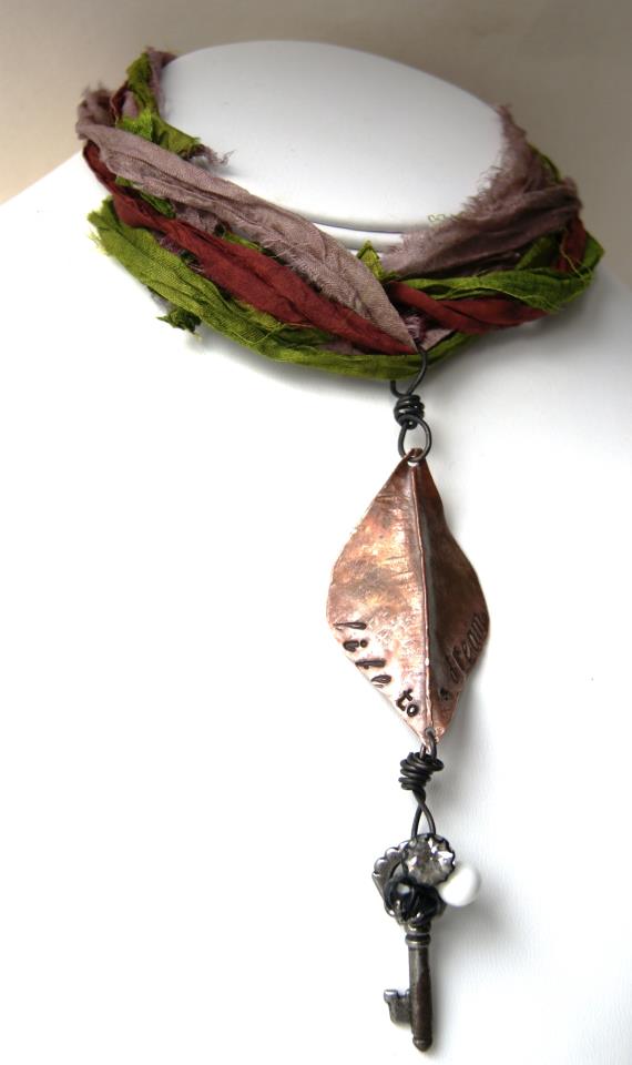 Adrianne Snyder Leaf Necklace