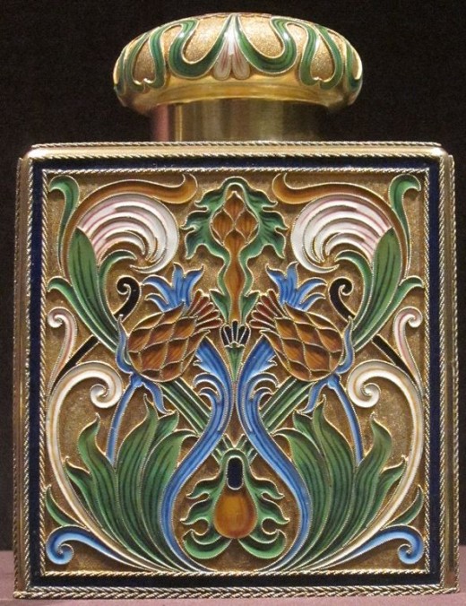 Cloisonne Bottle