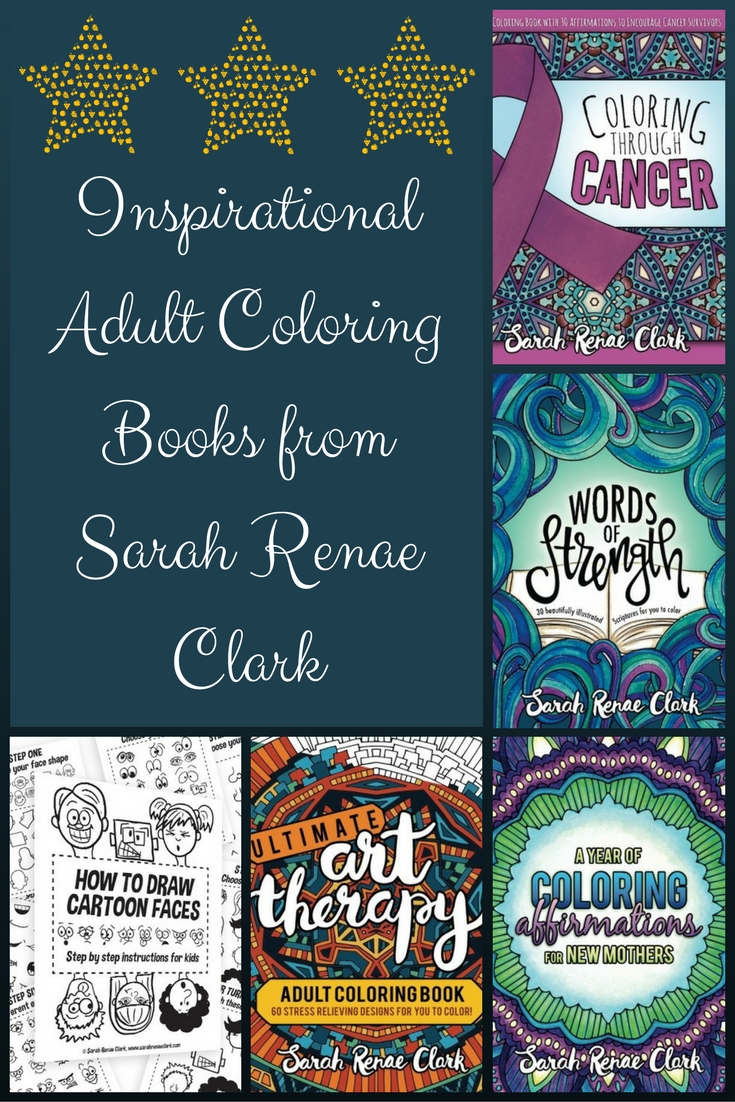 Inspirational Adult Coloring Books from Sarah Renae Clark