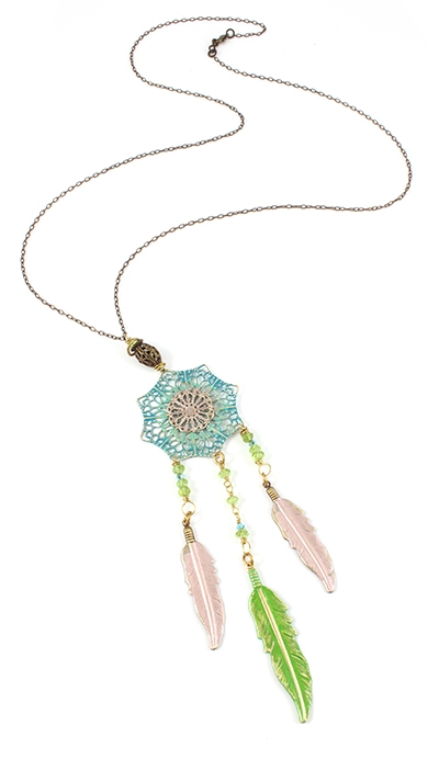 N1073 Vintaj Spring Necklace